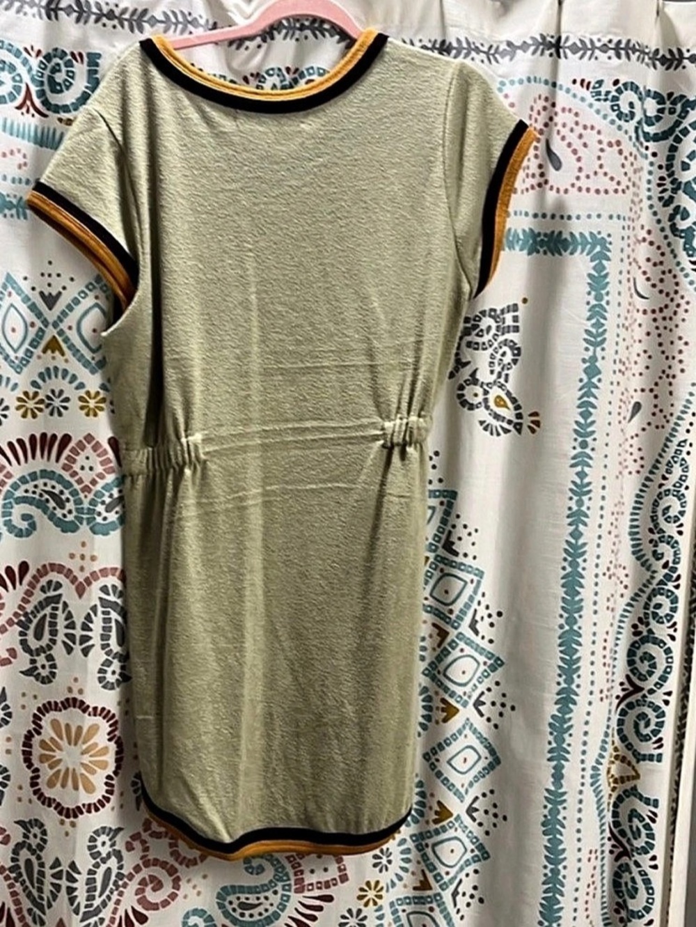 Free People Beach Retro Vibes Color Block Mini Dress - Picture 3 of 5